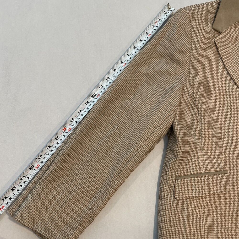 ~ Pendleton Blazer Preppy Wool 14p Women Houndstooth Notch Collar Collegiate - Picture 7 of 12